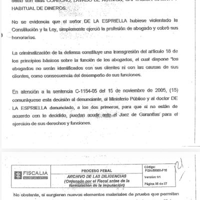 Archivo de las diligencias 2